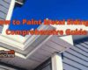 How to paint metal siding - craftingwithconcrete.com